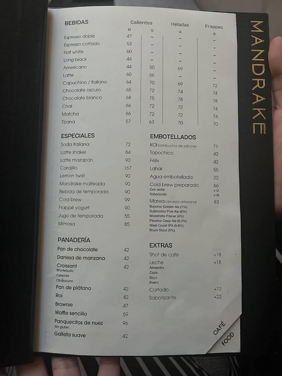 Mandrake Café Tlalpan Menu - Image 4