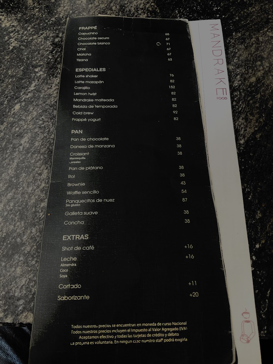 Mandrake Café Tlalpan Menu - Image 6